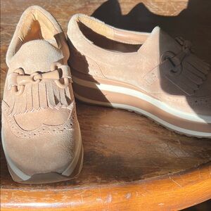 Dolce Vita Tan Suede Loafers